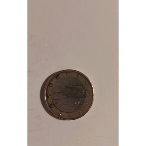 1 Euros 2 Cigognes Année 2002 Fauté Étoiles Décalé