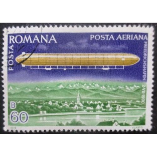 Roumanie Poste Aérienne N°253 Dirigeable Oblitéré