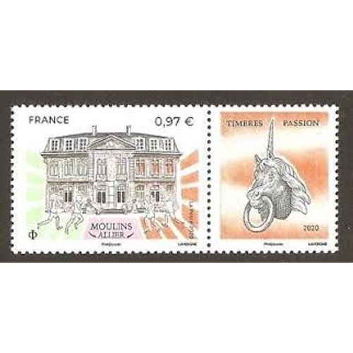 Salon International "Timbres Passion" Hôtel De Mora Moulin (Allier) Année 2020 N° 5437 Yvert Et Tellier Luxe