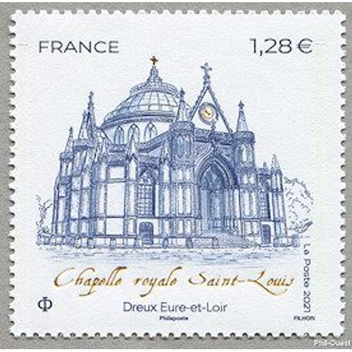 Chapelle Royale De Saint Louis À Dreux (Eure Et Loir) Année 2021 N° 5507 Yvert Et Tellier Luxe