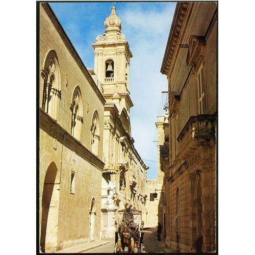 Carte Postale N°136, Villegaignon Street, Mdina, Malta