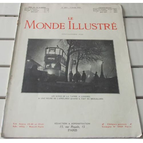 Le Monde Illustré N°3811 Du 3/1/1931-Fête De Noël-Art Polonais Au Musée Du Jeu De Paume-Agonie Mal Joffre-Affiches D'aujourd'hui Et Leurs Artistes-Inauguration Du Cinéma Des Miracles-Etc...