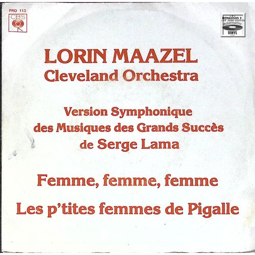 Lorin Maazel - Les Grands Succès De Serge Lama - 1980