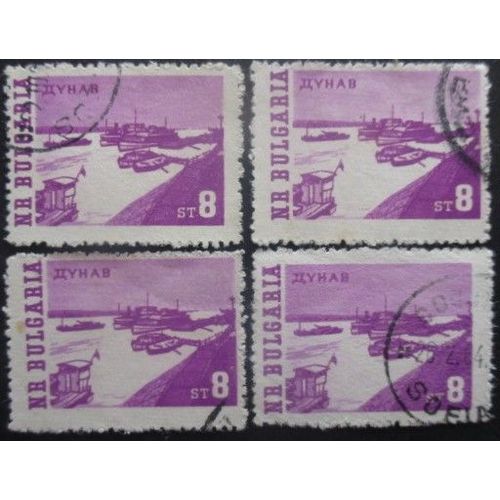 Bulgarie N°1150 X 4 Oblitéré