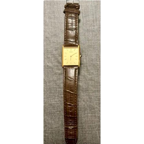 Montre Seiko Vintage Homme Marron