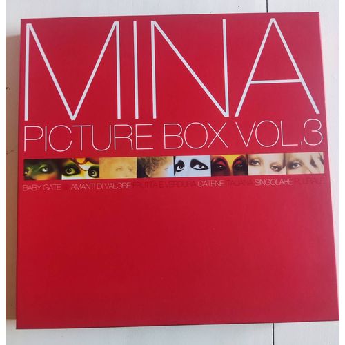 Coffret Mina Picture Box Vol.3 10 Vinyles Rare Édition Limitée