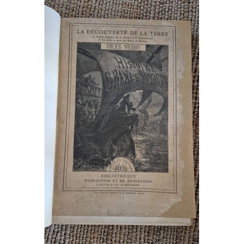 Edition Originale 1880 - Jules Verne - Histoire Des Voyages Et Des Grands Voyageurs - Découverte De La Terre