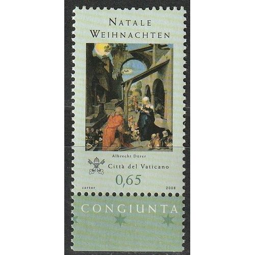 Vatican Noël 2008 Oeuvre D'albrecht Dürer N° 1480 Neuf**