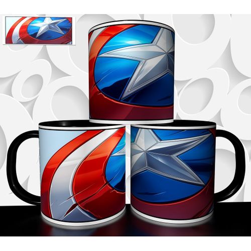 Mug Tasse À Café - Captain America Bouclier 3306