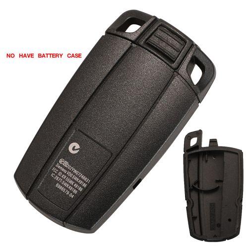 Jingyuqin-Coque De Clé De Voiture À Distance À 3 Boutons,Smart Blade,Fob Case Cover,Bmw Série 1,3,5,6,E90,E91- No Battery Holder