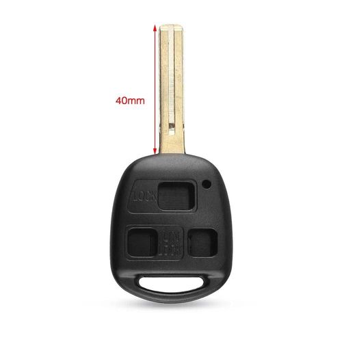 Autoradio 2/3 Boutons,Pour Toyota Camry Rav4 Corolla Prado Yaris Tarago Cruiser Land Lexus Rx300 Es300 Ls400 - 3 Bt Toy48 Blade
