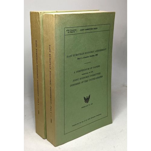 East European Economic Assessment - Part 1: Country Studies + Part 2: Regional Assessments / A Compendium Of Papers Submitted To The Joint Economic Committee Congress Of The United States