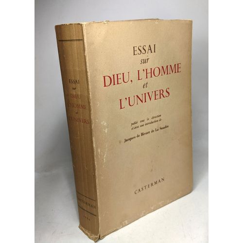 Essai Sur Dieu L'homme Et L'univers