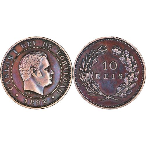 Portugal - 1892 - 10 Reis - Carlos I - 24-185