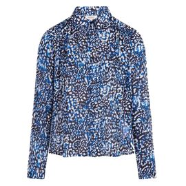 Chemise Manches Longues Morgan Carra.F Multicolor Bleu Moyen