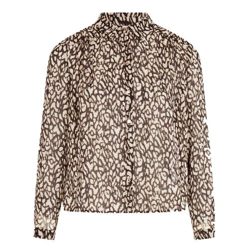 Chemise Manches Longues Morgan Carry.F Multicolor Marron