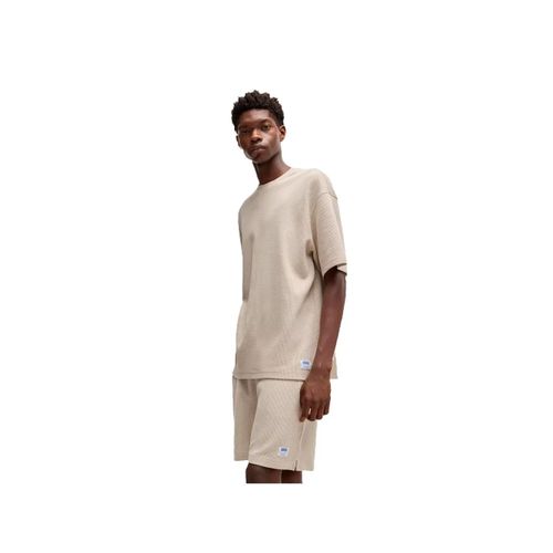 T Shirt Boss Nuwaffle Homme Beige