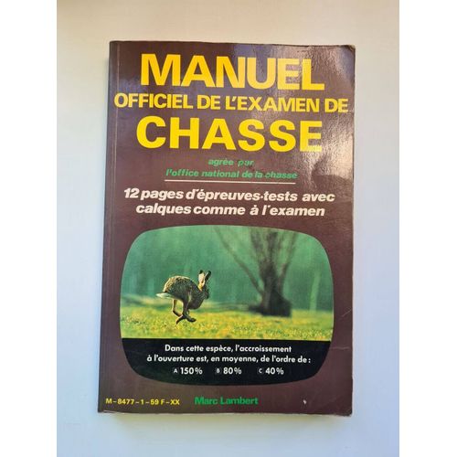 Manuel Officiel De L'examen De Chasse