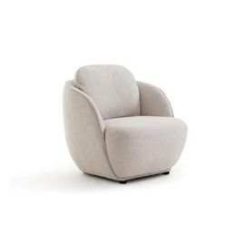 Am.Pm - Fauteuil Boule Tissu Chiné, Alpine - Rose