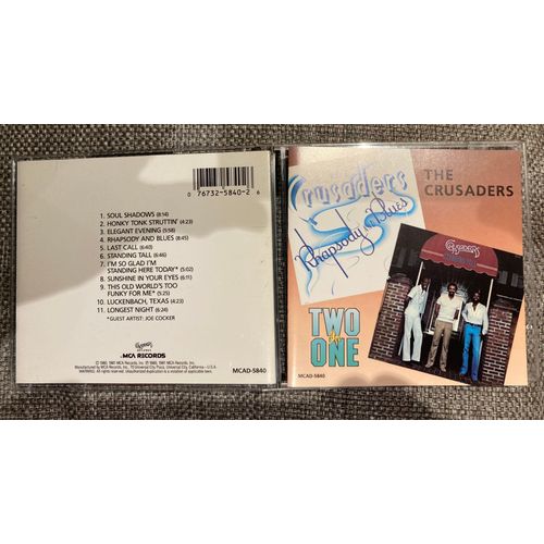 The Crusaders : Rhapsody And Blues + Standing Tall ( 2 Albums Sur 1 Cd)