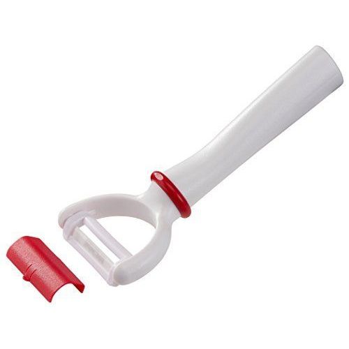 Tefal K15320, Fruits & Vegetables, Eplucheur En Y, Céramique, Rouge, Blanc