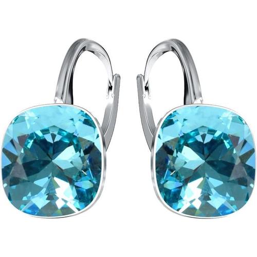 Square Boucles D'oreilles Carrées Pour Femme Avec Cristaux Autrichiens,Cadeau Parfait Pour Femme Pour Maman Fille