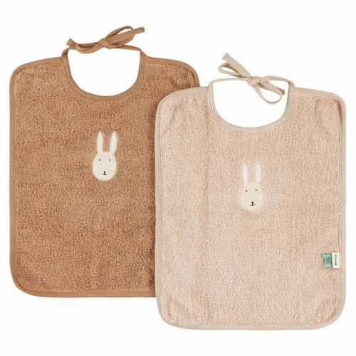 Lot De 2 Bavoirs Xl Mrs. Rabbit