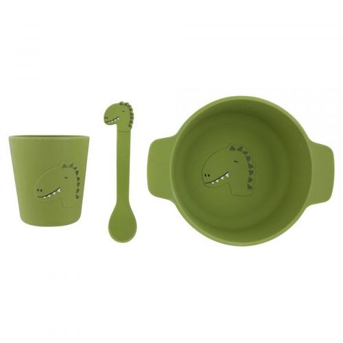 Set Repas En Silicone - Mr. Dino