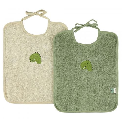 Lot De 2 Bavoirs Xl Mr. Dino