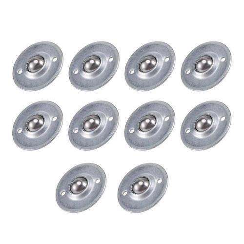 10Pcs -16B 5/8 pouce Roulement en acier Rouleau Ball Bride Convoyeur Unité de transfert