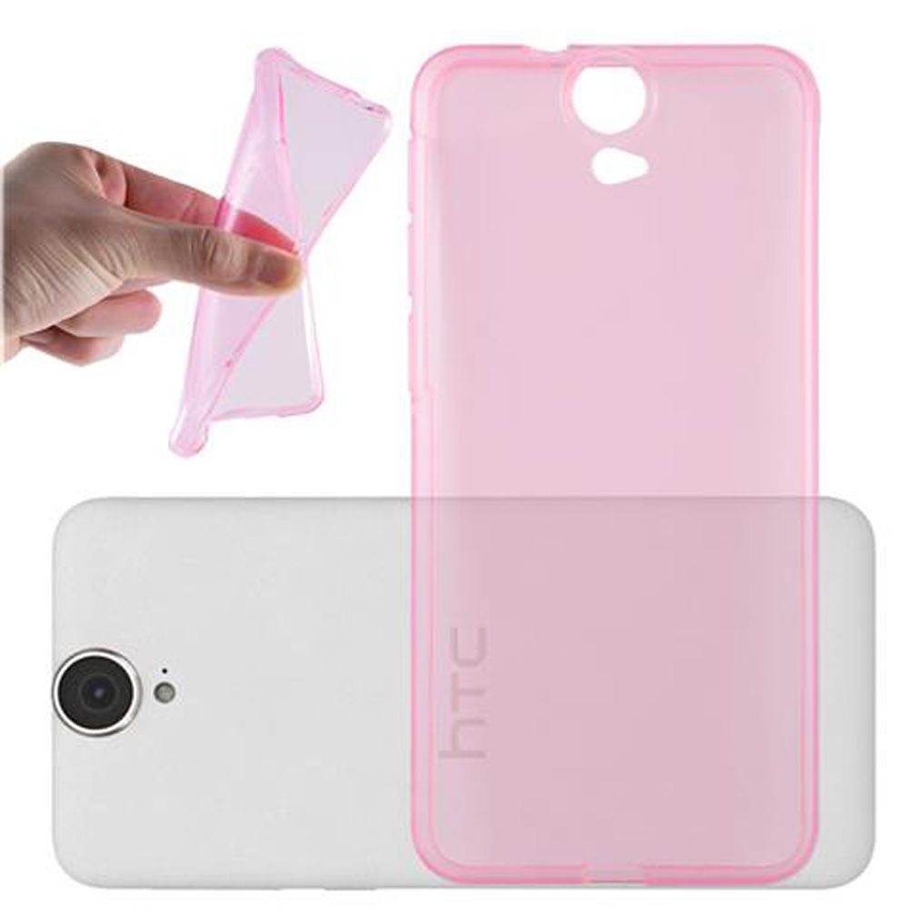 Cadorabo Housse Compatible Avec Htc One E9 En Rose Transparent - Étui De Protection En Silicone Tpu Flexible