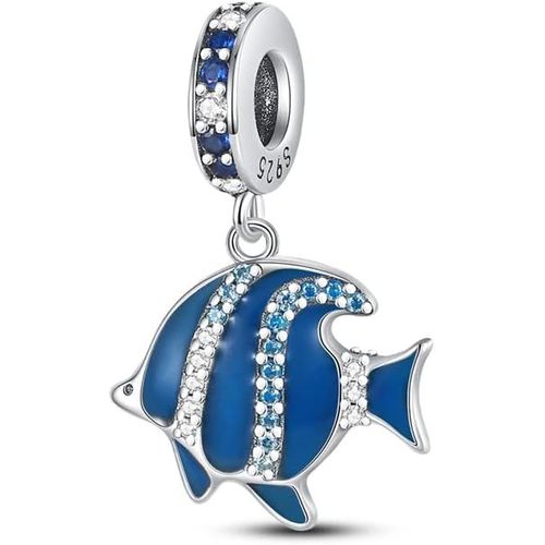 Charm Colgante Camaleón,Charms Phosphorescent,Animaux Perles Charms,Argent Sterling 925 Compatible Pour Européen Bracelets Collier[Q5720]