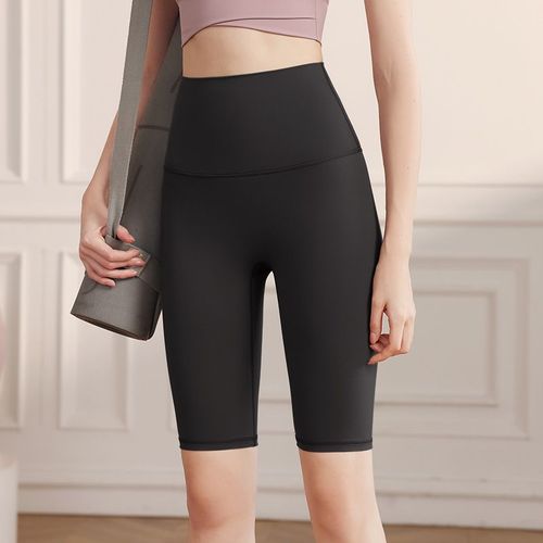 Pantalon De Yoga À Taille Haute Pour Femmes 2024 En Stock Double Face Sensation Nue Fitness Pantalon Sportif Moulant Aux Fesses En Forme De Pêche Size S Noir