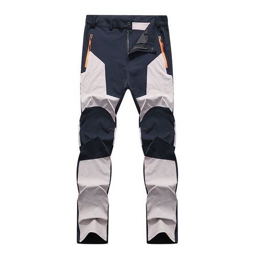 Pantalon De Séchage Rapide Pour Homme En Été Léger Et Respirant Imperméable Avec Élastique Grande Taille Pantalon De Montagne En Couleurs Échangeables