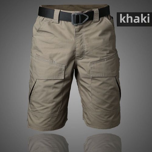 Pantalon Tactique Épais Pour Homme Haojia Pour L'été Avec Poches Multiples Imperméable En Couleur Kaki Taille S