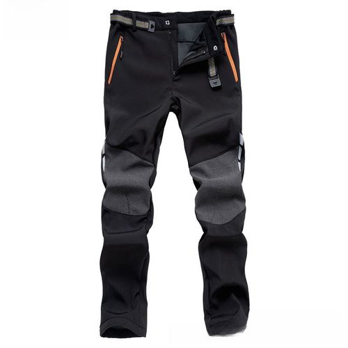 Pantalon De Ski Et Randonnée Pour Hommes Avec Doublure En Polaire Épaissi Et Imperméable Pour L'automne Et L'hiver Grande Taille Pantalon En Doublure De Vélo