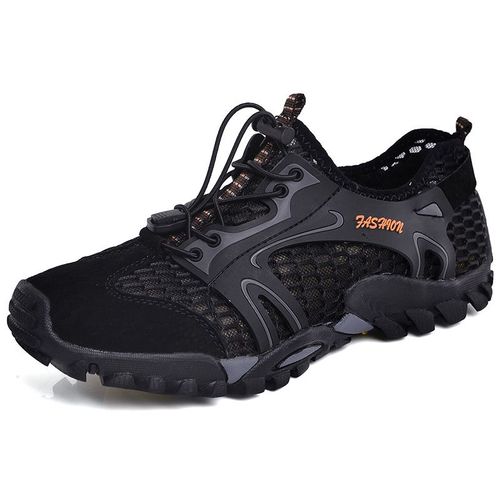 Chaussures De Randonnée À L'extérieur Grand Taille 52 Respirantes Pour Hommes Couleur Noire Taille 38 Fabriquées Directement Par L'usine