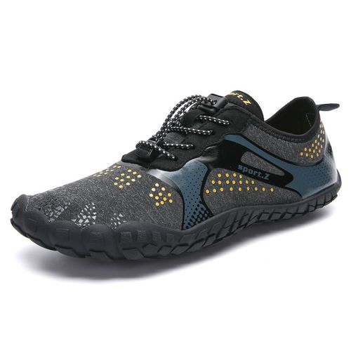 Chaussures De Plongée En Plein Air Pour Hommes Amazon Cross-Border Pure Stream Chaussures De Plage En Eau Noire Et Grise Taille 35