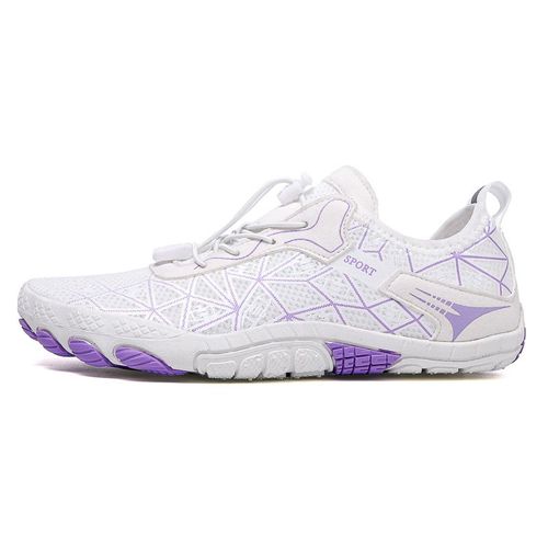 Chaussures De Plage Et De Natation Pour Hommes Nouveau Modèle Cinq Doigts Pure Streaming Chaussures De Fitness Et De Montagne Pour Couples Chaussures De Plongée En Plein Air Couleur A919 Blanc Taille 36
