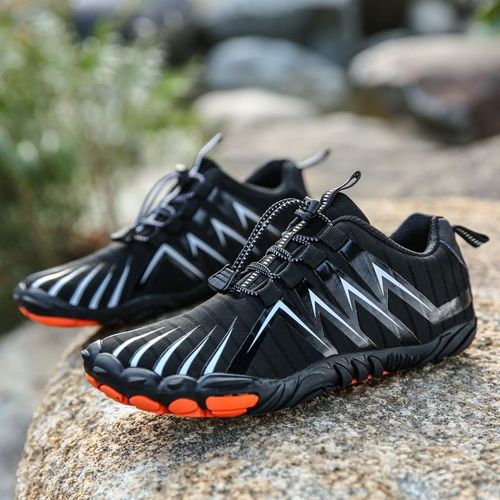 Chaussures De Randonnée Respirantes Pour Hommes Nouveau Modèle 2023 Sportives Et Robustes En Plein Air À Cinq Doigts Chaos Crawling Course En Montagne Noir Taille 35