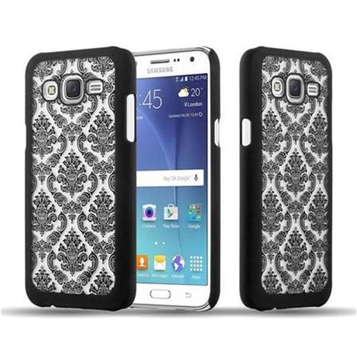 Coque Pour Samsung Galaxy J7 2015 Hard Case Étui Rigide Protection Fleur Housse