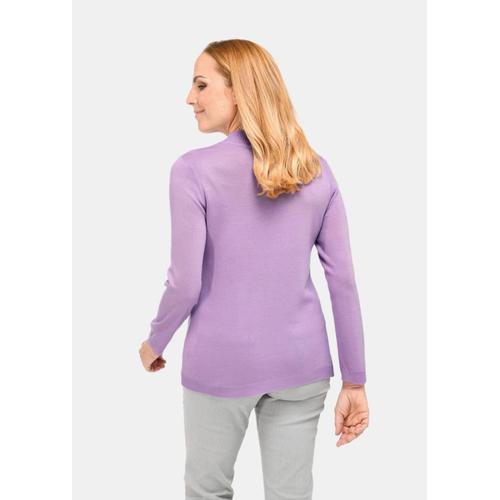 Pull À Col Droit - Mauve - Gr. 42