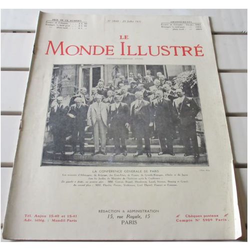 Le Monde Illustré N°3840 Du 25/7/1931-Evènements D'allemagne-Statue Pour Le Tragédien Talma-Madagascar Se Modernise-Exposition Edgar Degas À L'orangerie-Musée Napoléonien Inconnu À Vaunac-Etc..