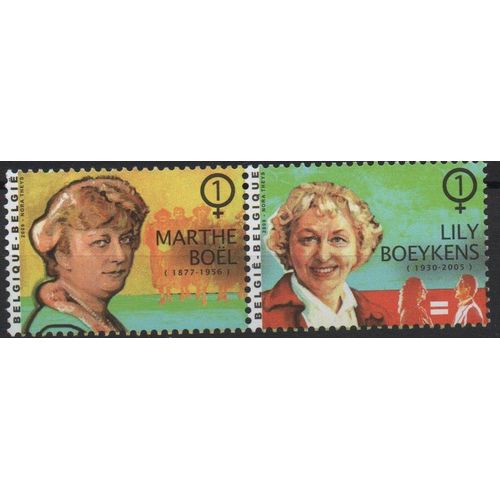 Belgique Timbres Le Conseil Des Femmes 2009
