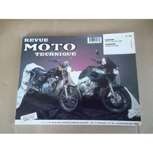 Revue Moto Technique Suzuki Gn 125 Et Yamaha Tdm 850