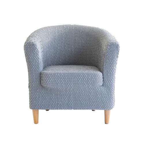 Housse Gaufrée Bi-Extensible Fauteuil Cabriolet - - Gris