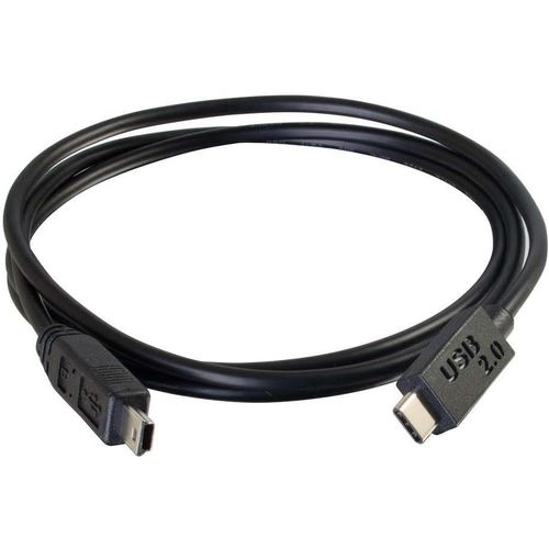 88857 Câble Usb 2.0 Usb Type C Vers Usb Mini B M/M - Câble Usb C Noir - Câble Usb - Mini-Usb Type B (M) Vers Usb-C (M) - Usb 12Ft - Noir[X3999]