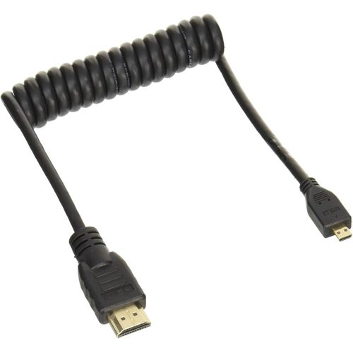 Atomcab015 Câble Micro Hdmi Vers Hdmi Torsadé 30 Cm Noir[X4198]