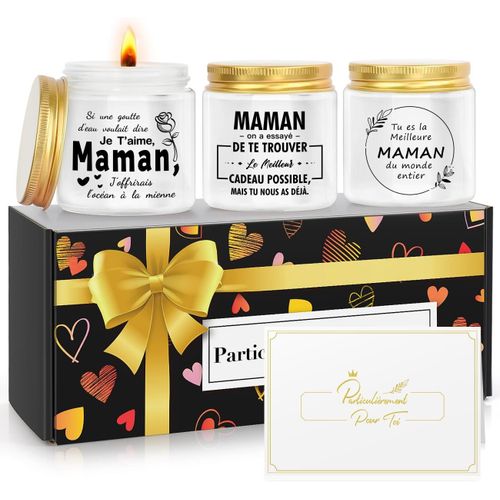 Idée Cadeau Anniversaire Pour Maman Fête Des Mères Noel Personnalisé, Cadeau Anniversaire Maman, Idee Cadeau Noel Jeune Bougie Maman Anniversaire, Cadeaux Fête Des Mères Pour Maman Noel[L1263]