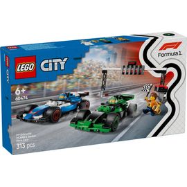 LEGO City - Grille de départ de F1 avec des voitures VCARB et Sauber - 60474
